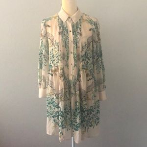 Maeve Anthropologie Ria Long Sleeved Dress
